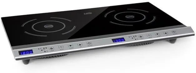 KLARSTEIN Utensílio de cozinha, 3100 W, toque, temporizador, travamento, 10 níveis, Klarstein Cucinata Placa móvel, Placa de indução dupla