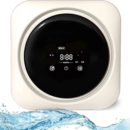 FANGQMM Máquina de lavar, 5 L, instalação de parede, capacidade de 3, 5L, Mini roupa seca, Mini máquina máquina de lavar automática