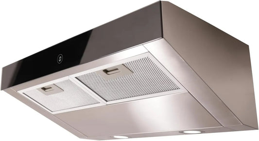 Respekta CH12060 Ix-21 exaustor, 60 cm, 64 dB, capa de cozinha, aço inoxidável, 55, função de reciclagem de ar, Respekta Sanja Hood