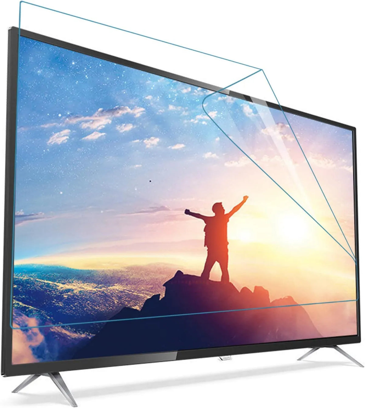 xQHD Smart TV Matte-48in, 50 polegadas, 1056 × 596, TV, azul, protetor de ecrã de TV 48-50 polegadas Anti-glareAnti-Light Blue Film Anti-reflexo