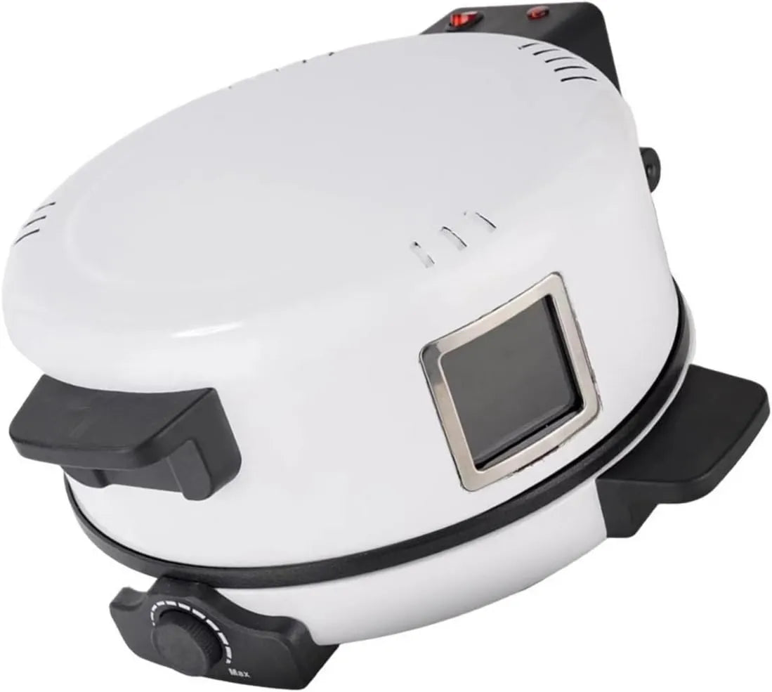 Pizza forno elétrico, branco, máquina de pizza balcão para o café da manhã, F Fityle Omelette máquina, ovos em casa