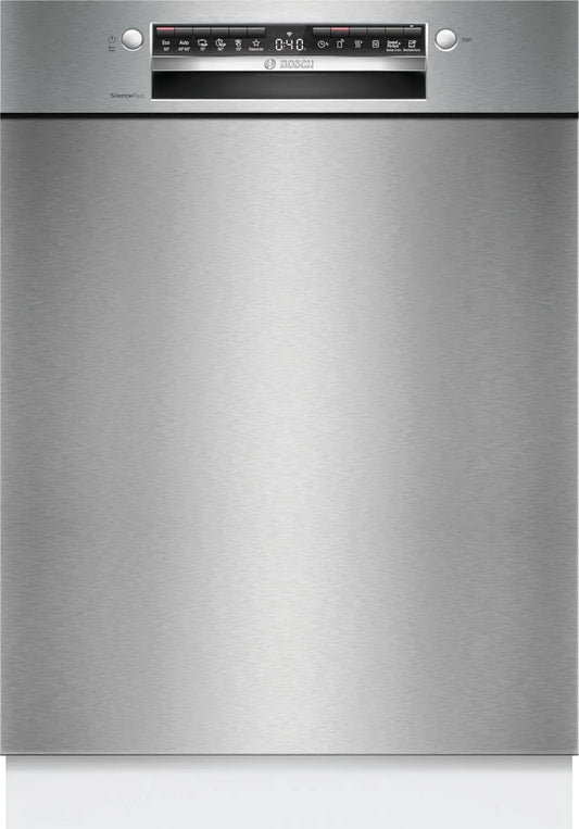 Bosch Máquina de lavar loiça SMU4ECS28E, 60 cm, Aço escovado, Série 4, Máquina de lavar loiça sob plano