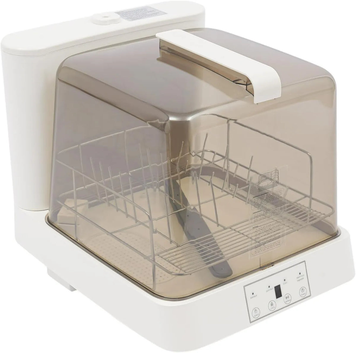 JAYEUW Máquina de lavar loiça, 8 L, 3 programas, toque, grande tanque, ecrã digital, adequado para cozinhas