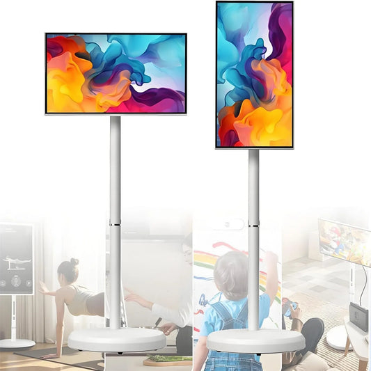 UIBAO suporte de TV 1080p 24in, 24in, portátil, rodas móveis, toque, 24', 27', suporte de TV móvel