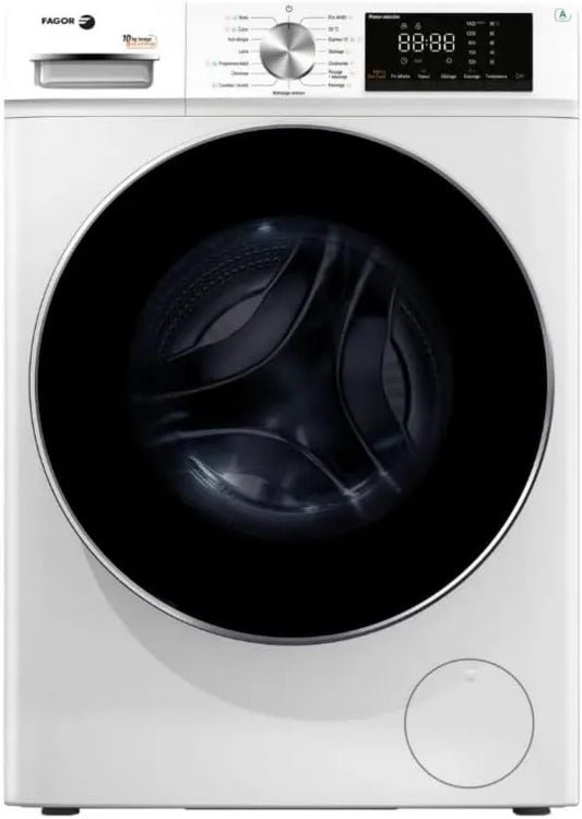 Fagor Commercial Máquina de lavar roupa secagem 10kg, 6kg FLSF10614IDW, 10kg, máquina de lavar roupa, secador, branco, 6kg 1400 Tours